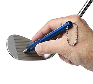 휴대용 알루미늄 골프 클럽 그루브 숫돌 후크 | 가방 미니 골프 청소 도구