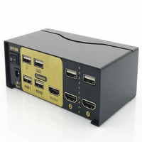 Venta caliente de alta calidad 2 puerto hdmi usb kvm interruptor para pc tv