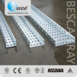 Manufacturers Aluminum Hot Dip Galvanized Stainless steel 316 L Perforated ladder rack cable tray