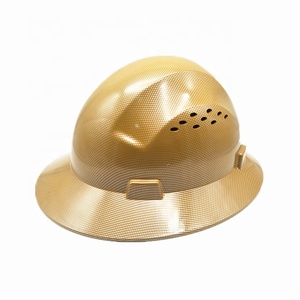 خوذة أمان كاملة الحافة من البولي إيثيلين عالي الكثافة/ABS متوافقة مع معايير EN397 وANSI Z89.1 - Product Image 1