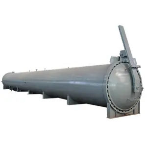 Industrial Horizontal large Steam Sterilizer Autoclave for Rubber Sleeves