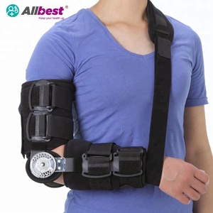 Attelle orthopédique réglable pour le coude supérieur Allbest - Noir, taille unique (gauche/droite), certifiée ISO13485/CE, modèle APE003 TW - Product Image 4