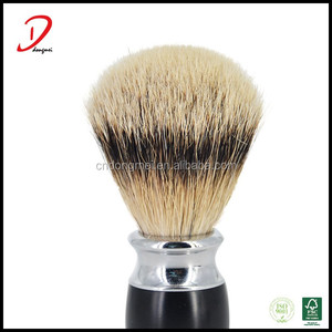 Professionnel de haute qualité de luxe blaireau, poignée en métal poils de blaireau de rasage brosse gros - Product Image 5