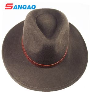 Vente en gros AZO certificat <span class=keywords><strong>borsalino</strong></span> chapeau fedora hommes comme nouveau style laine - Product Image 5
