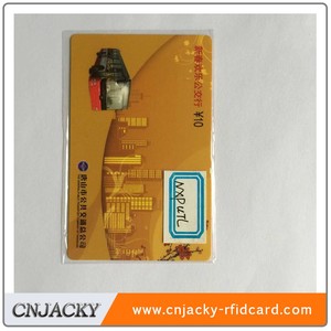 Muestra shipping SLE4442 PVC PET RFID blank card with chip - Product Image 5