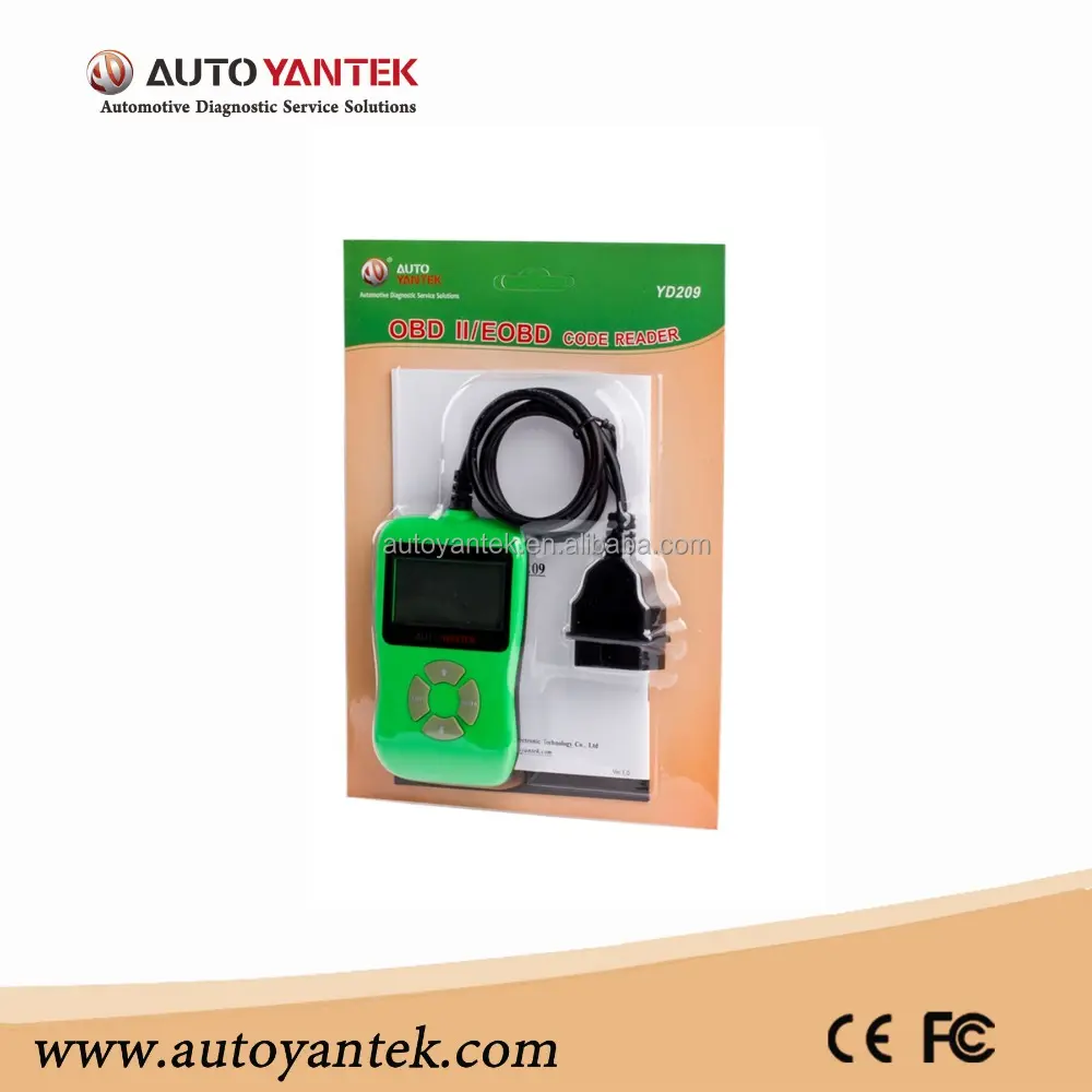 Yantek yd209 scanner de dados automotivos, ferramenta de diagnóstico para todos os carros