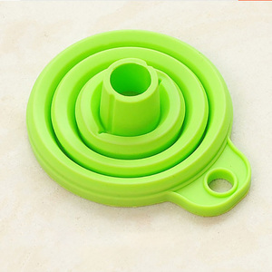 Mini entonnoirs rétractables portables en gel de silice à large ouverture pour liquides, huile, eau, vin – Outil de remplissage, gadgets de cuisine - Product Image 3