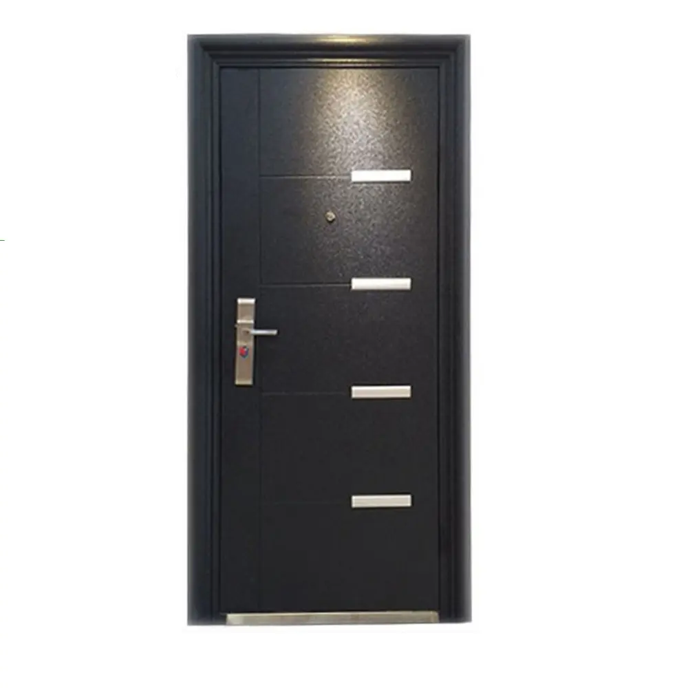 Modern exterior front door cheap security main door design italian steel security doors