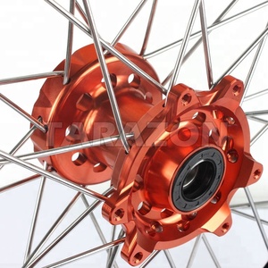 Ensemble de roues à rayons personnalisées pour moto tout-terrain, <span class=keywords><strong>motocross</strong></span>, enduro, trial, MX - Product Image 6