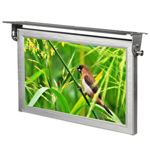 حار بيع 22 بوصة الأعمال سيارة فيديو سيارة أجرة شاشات الكريستال السائل لاعب الإعلان داخلياً المتكلم بصوت أعلى (MBUS-220A) - Product Image 3