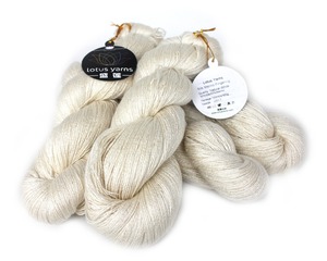 Hilo de Seda <span class=keywords><strong>Merino</strong></span> Blanco Sin Teñir de Lotus Yarns, Precio al por Mayor, <span class=keywords><strong>DK</strong></span>/Worsted, Hilo de Una Sola Capa de 150 m/100 g para Tejer a Mano y Teñir - Product Image 4