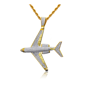 Hip hop cz stone-abalorio de avión, plateado, oro blanco, plateado, 925 - Product Image 5