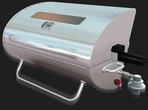 Spcc recubrimiento mesa portátil de Gas propano parrillas recortar con viuda diseño para acampar exterior que gira barbacoa - Product Image 1