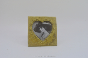 Bàn Chải Màu Trắng Khung Hình Vàng Nhỏ <span class=keywords><strong>Baroque</strong></span> Khung Ảnh 2.5*3.5 Nhựa Khung Hình Cho Tất Cả Các Gia Đình - Product Image 5