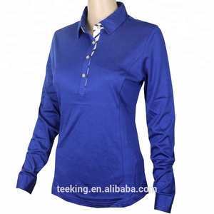 <span class=keywords><strong>Polo</strong></span> da golf da donna ad asciugatura rapida manica lunga - Product Image 4