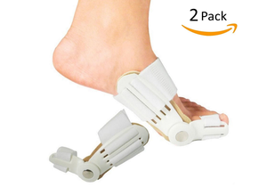 Plantillas toe pain relief hallux valgus pulgar bicíclico ajustable, H0Trjc dedos del pie del gel de silicona hallux valgus - Product Image 4