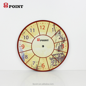8 pollice di trasferimento di calore di sublimazione della Tintura blank MDF <span class=keywords><strong>orologio</strong></span> da parete <span class=keywords><strong>orologio</strong></span> di <span class=keywords><strong>forma</strong></span> rotonda - Product Image 3