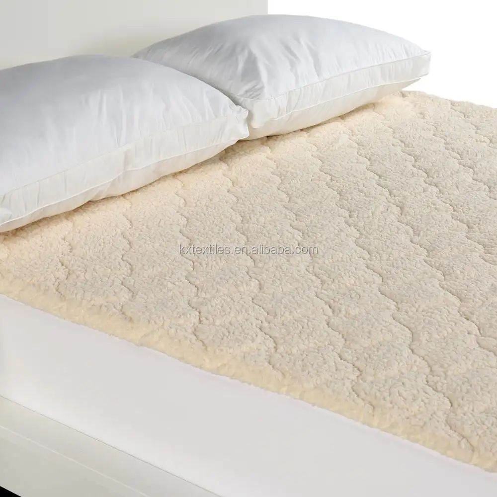 Micro Fleece Onderlaag Bescherming Bed Pad Beddengoed Matrashoes
