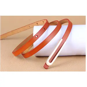 High quality mixed colors leather belt for women