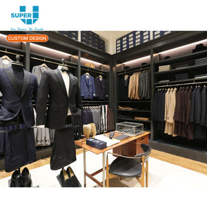 Muebles de Madera Elegantes para Exhibición de Ropa en Tiendas de Ropa Masculina - Product Image 1