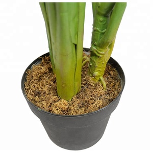 ต้นไม้ประดิษฐ์จำลอง,ต้นไม้จำลองสูง110ซม. ต้นบอนไซประดิษฐ์ตกแต่ง Monstera Deliciosa