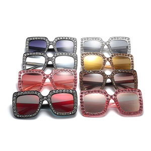 <span class=keywords><strong>Lunettes</strong></span> <span class=keywords><strong>de</strong></span> soleil naturelles pour femmes, <span class=keywords><strong>monture</strong></span> en diamant, strass, surdimensionnée, vêtement <span class=keywords><strong>de</strong></span> marque, verres dégradés noirs, <span class=keywords><strong>mode</strong></span> <span class=keywords><strong>de</strong></span> styliste, 11832 - Product Image 5