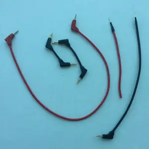 Sonda de prueba, Cable de alambre 0,7mm 0,8mm a 20mm 40mm 200mm 400m de longitud de Cable 2mm banana macho apilable de multímetro sonda de prueba