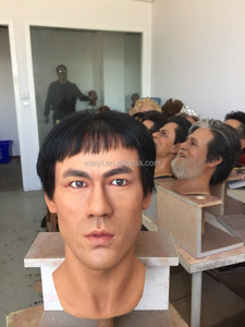 Escultura realista de cera de vida real, figura de <span class=keywords><strong>Bruce</strong></span> <span class=keywords><strong>lee</strong></span> action kungfu movie star - Product Image 4