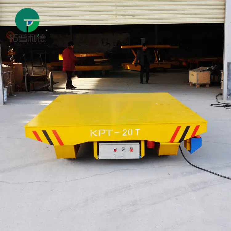 1-300 Ton Wokshop Gebruik Elektrische Auto Mover Op Rail Materiaal Trolley