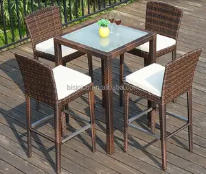 Jardin Meubles De Bar, Jardin Rotin Table et Chaise De Barre