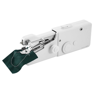 Portable práctico mini máquinas de coser costura inalámbrico ropa tejidos máquina de coser eléctrica para el hogar caliente! - Product Image 2