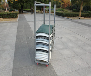 Klapstoel Trolley Kar, Staal Stoelen Frame, Stoelen Winkelwagen - Product Image 3