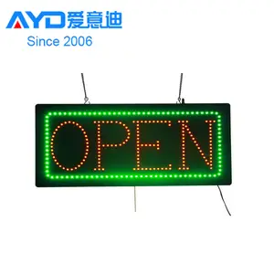 Best Price Custom Made Led Acrylic Sign Board LED Open Sign With CE Certificate Power Supply