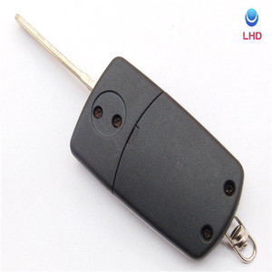 Boîtier de télécommande pliable à 2 boutons pour <span class=keywords><strong>Toyota</strong></span> Camry <span class=keywords><strong>Corolla</strong></span> Yaris Hilux brillant couvercle de clé en métal - Product Image 4