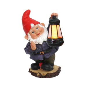 Gnomo da Giardino con Lanterna Illuminata - Product Image 2