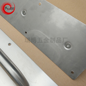 حريق دفع سحب لوحة مقبض الباب في الفولاذ المقاوم للصدأ - Product Image 5