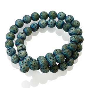 Perles <span class=keywords><strong>de</strong></span> <span class=keywords><strong>pierre</strong></span> <span class=keywords><strong>de</strong></span> <span class=keywords><strong>lave</strong></span> naturelle, diffuseur d'huile essentielle plaqué pierres <span class=keywords><strong>de</strong></span> roche grises, perles rondes <span class=keywords><strong>de</strong></span> <span class=keywords><strong>volcan</strong></span> pour la fabrication <span class=keywords><strong>de</strong></span> bracelets et <span class=keywords><strong>de</strong></span> colliers - Product Image 2