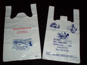 HDPE <strong>LDPE</strong> T-shirt Shopping Plastic <strong>Bags</strong> on Roll Cheap Prices Plastic <strong>Bags</strong> - Product Image 3