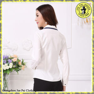 Ultimo Modello di Camicetta Bianca per <span class=keywords><strong>Donna</strong></span>, Top Elegante per Signore - Product Image 3