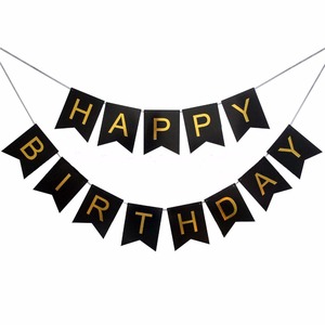 รายการฉลองที่ดีสุขสันต์วันเกิดแขวนแบนเนอร์สำหรับฉากหลังบูธภาพถ่าย - Product Image 3