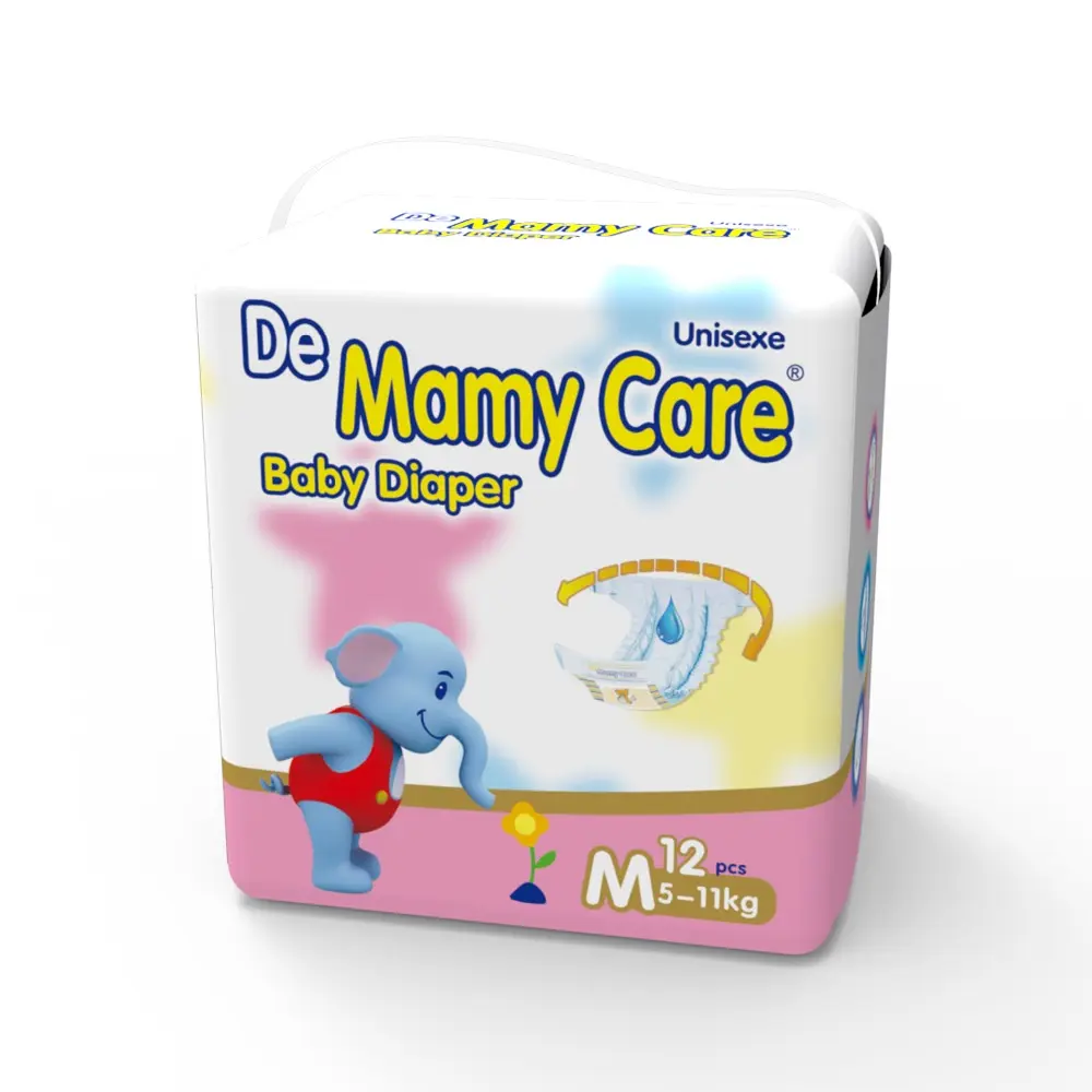 Mamy care OEM supply printed factory disposable baby diaper in turkey