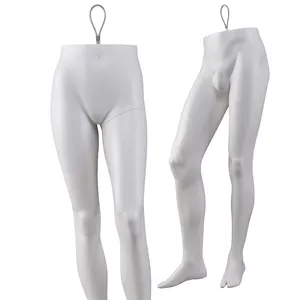 Hanging female and male mannequin leg for trouser display