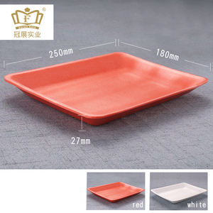 25*18*2.7Cm Thực Phẩm Dùng Một Lần Lớp Ps Bọt Nhựa Khay Cho Thịt Đông Lạnh Rau Quả Và Hải Sản Ect Siêu Thị - Product Image 2