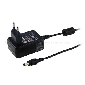 Adaptador média bem GS12E05-P1I, 10w 5v 2a montado na parede 5v ac dc