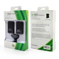 ขายร้อน3 IN 1 4800MAh แบตเตอรี่ Pack & ชุดชาร์จสำหรับ Xbox 360 Wireless Controller