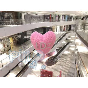 Tetesan Balon Berbentuk Hati/Jaring Lepas