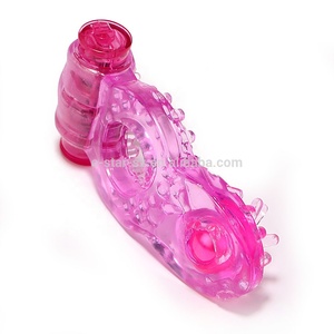 Anello del pene dell'anello del rubinetto dei giocattoli del sesso di vibrazione del Silicone, anello del rubinetto di ritardo di eiaculazione - Product Image 4