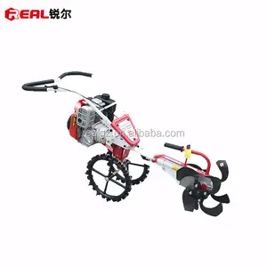 Giá Rẻ Máy Nông Nghiệp 4 Thì Xăng Micro Tillage Trencher Cày Cày Mini Điện Tiller