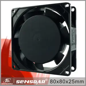 Nuevo alto rendimiento de 80 mm flujo ac axial silencioso ventilador del refrigerador