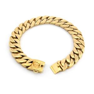 Épais Chien Cubain Logo Personnalisé 316 En acier inoxydable Collier De Chien 25mm/32mm Large Pitbull Luxe Cubain Chaîne de Chien Produits Pour Animaux de compagnie - Product Image 1